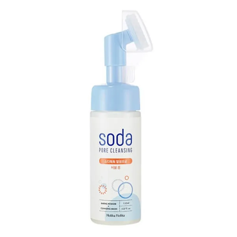 Holika Holika Soda Tok Tok, spumă de curățare facială cu perie de curățare, 150 ml Plată sigură