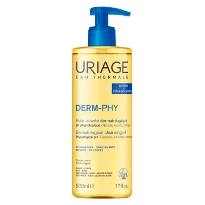 Uriage Derm-Phy Ulei de curățare 500 ml Disponibil imediat