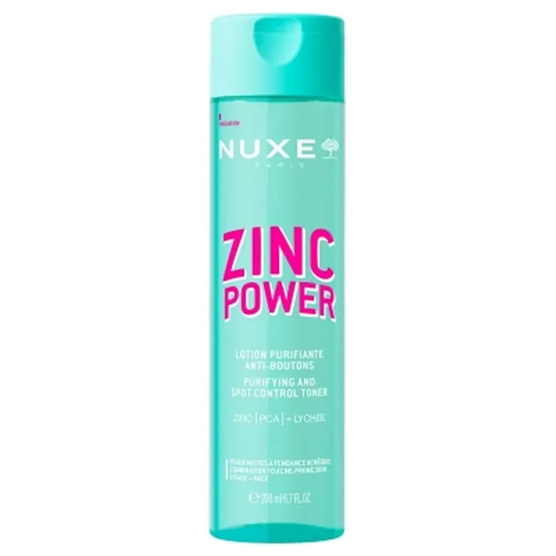 Nuxe Zinc Power Loțiune purificatoare anti-coșuri 200 ml Preț promoțional