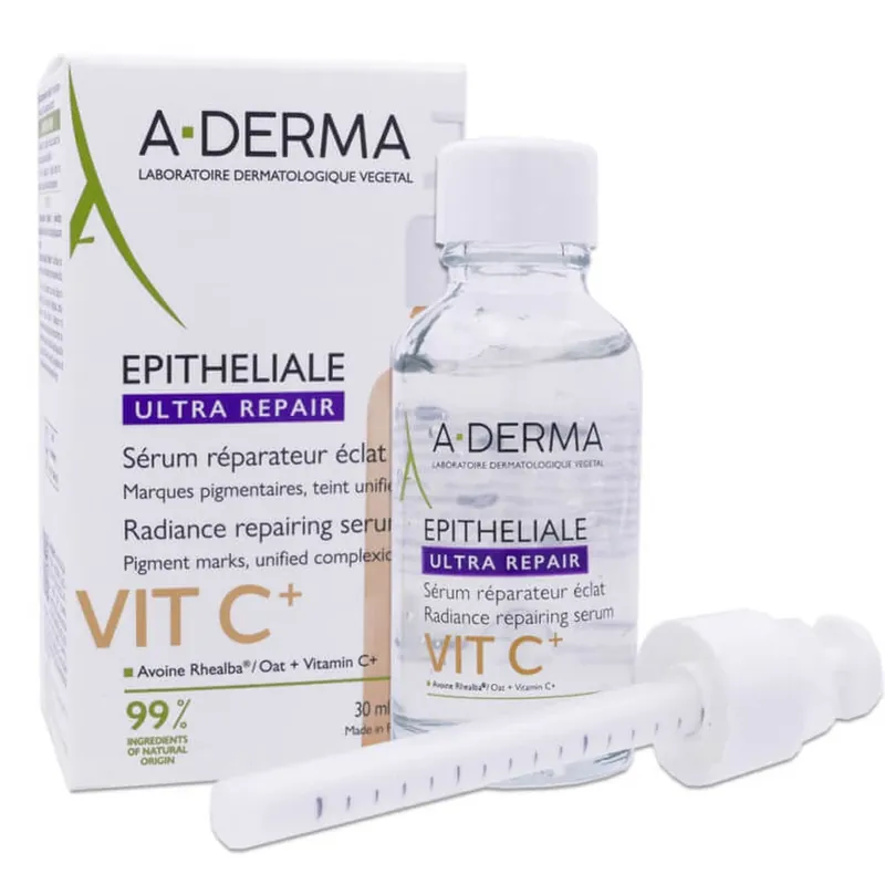 ADERMA EPITHELIALE VIT C+ SER REPARATOR PENTRU STRĂLUCIRE 30 ML Livrare rapidă