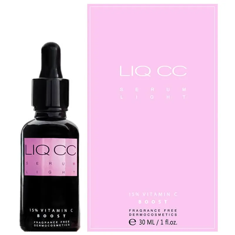 Liqpharm Liq CC Serum Light 15% Vitamin C Boost, Serum iluminator cu vitamina C, 30 ml Comandă acum