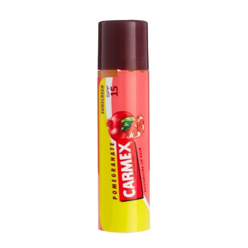 Carmex Pomegranate, balsam de buze intens hidratant, stick, SPF 15, 4.25 g Reducere de preț