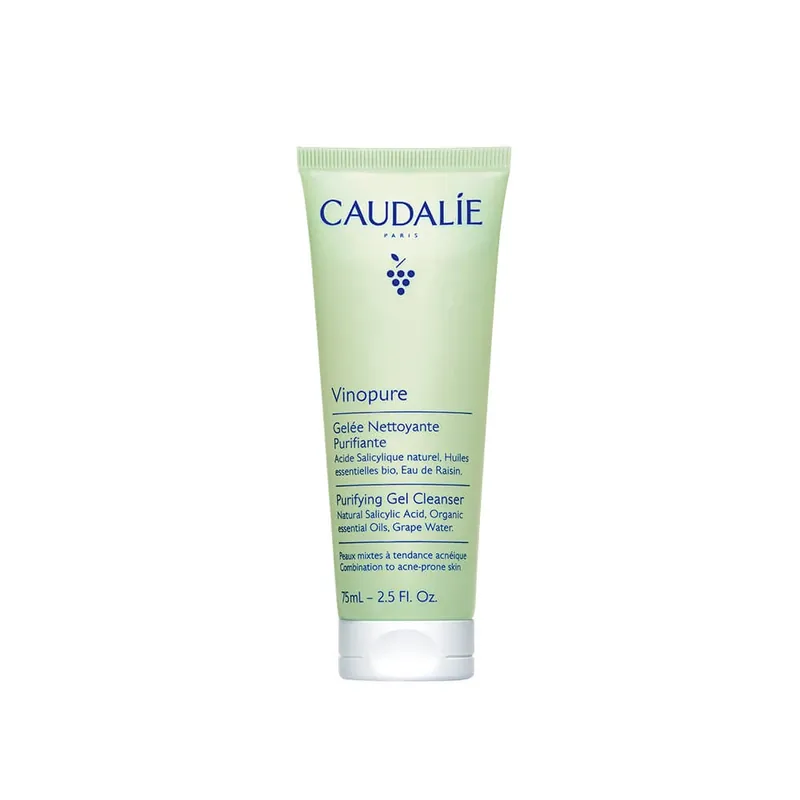 Preț redus Caudalie Vinopure Gel de curățare purificator Gel de curățare facială 75ml