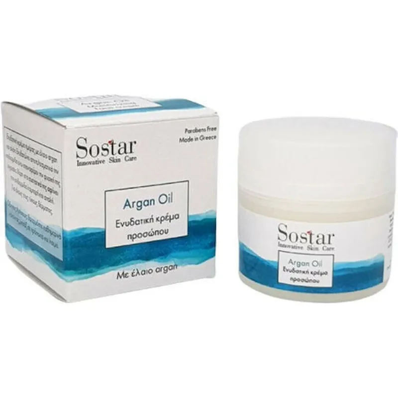 Chilipir Sostar Focus Ulei de Argan Cremă Hidratantă de Zi pentru Față cu Aloe Vera & Ulei de Argan 50ml