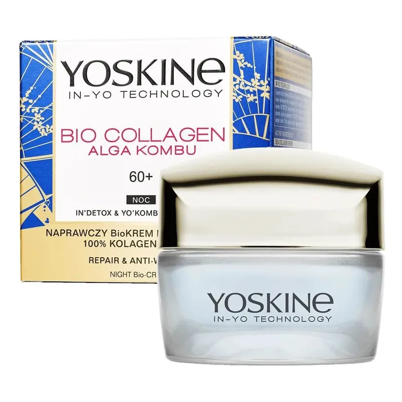 Yoskine Bio Colagen Crema de noapte 60+, 50ml Reducere extra