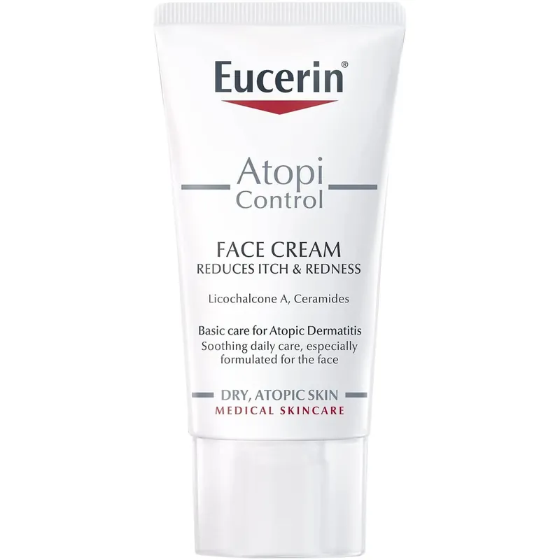 Eucerin AtopiControl Cremă facială pentru piele uscată 50 ml Super ofertă