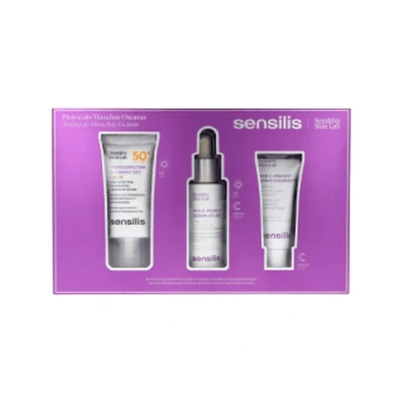 Sensilis PACK DPigment Ser ATX B3 30ml + GIFT AHA10 Overnight 15ml +Cremă SPF50+ Color 15ml Chilipir