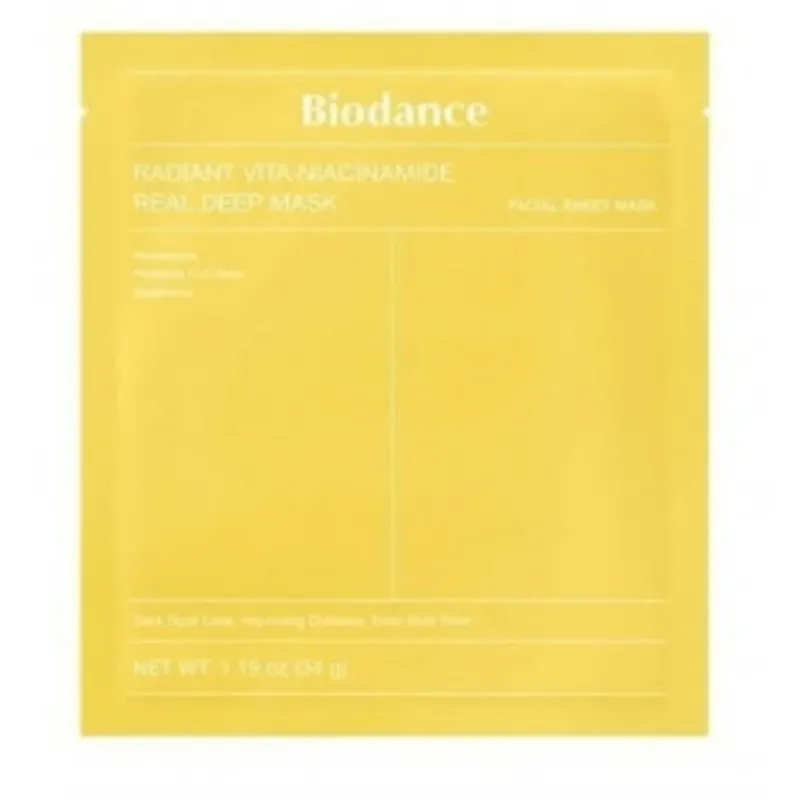 Ofertă specială Biodance Radiant Vita Niacinamide Real Deep Mask 1u