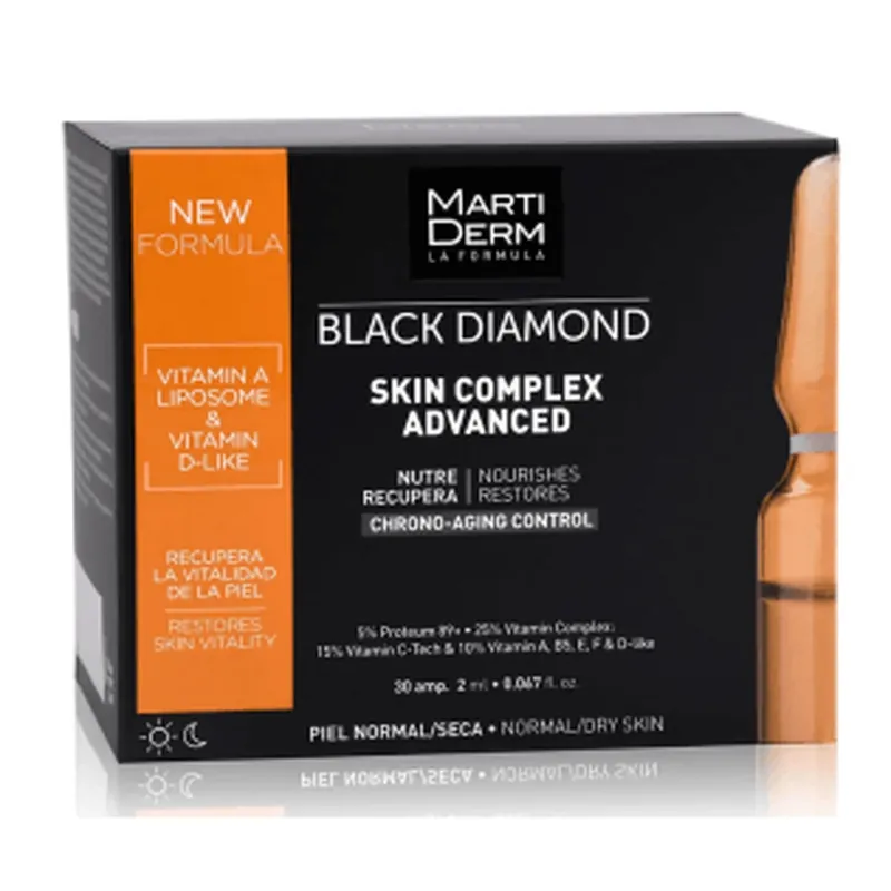 Martiderm Black Diamond Skin Complex 30 fiole Cel mai bun preț