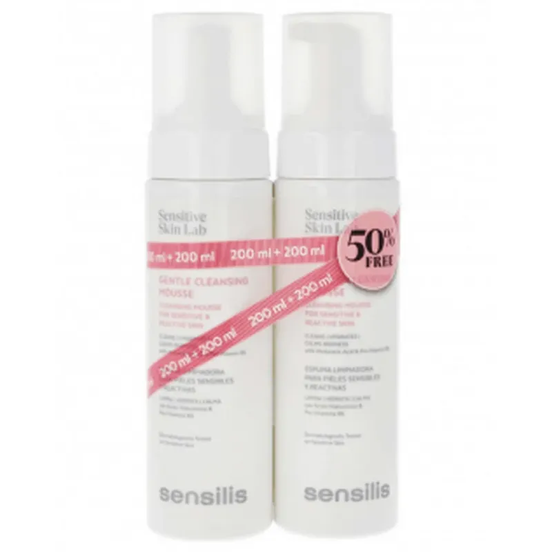 Spumă de curățare Sensilis DUPLO 2x200ml Reducere