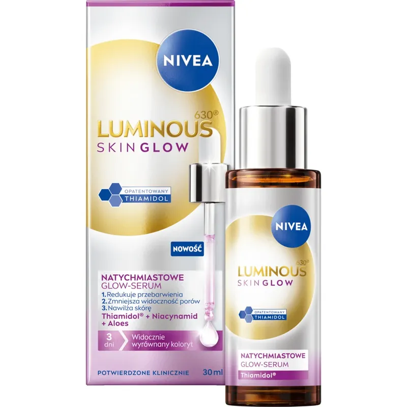 Nivea Luminous 630 Skin Glow, ser de strălucire instantanee, 30 ml Reduceri