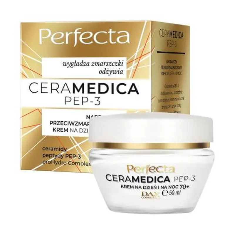 PERFECTA Ceramedica PEP-3 Repair cremă antirid de zi și de noapte 70+, 50ml Noutate