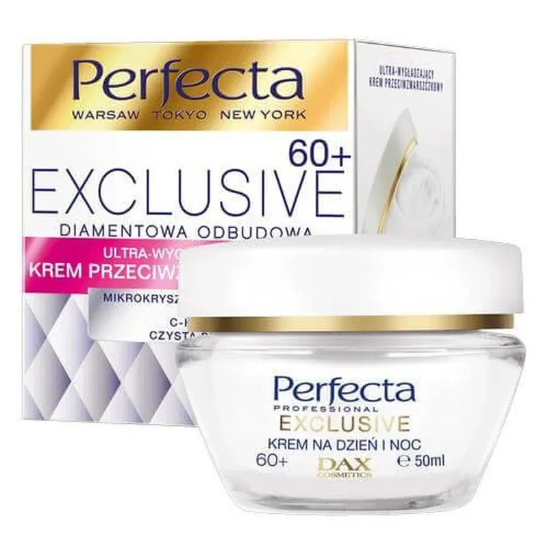 Ofertă PERFECTA Exclusive Diamond Restoration Ultra-Smoothing Day & Night Cream 60+, 50ml