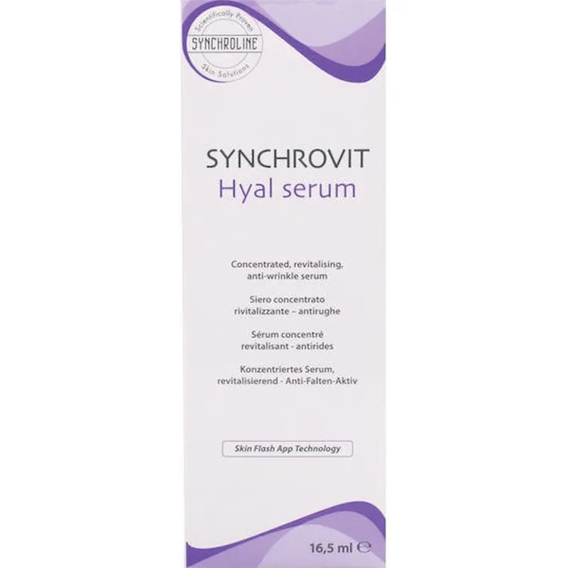 Calitate înaltă Synchroline Synchrovit Hyal Serumul Anti-îmbătrânire pentru Față cu Acid Hialuronic 16.5ml