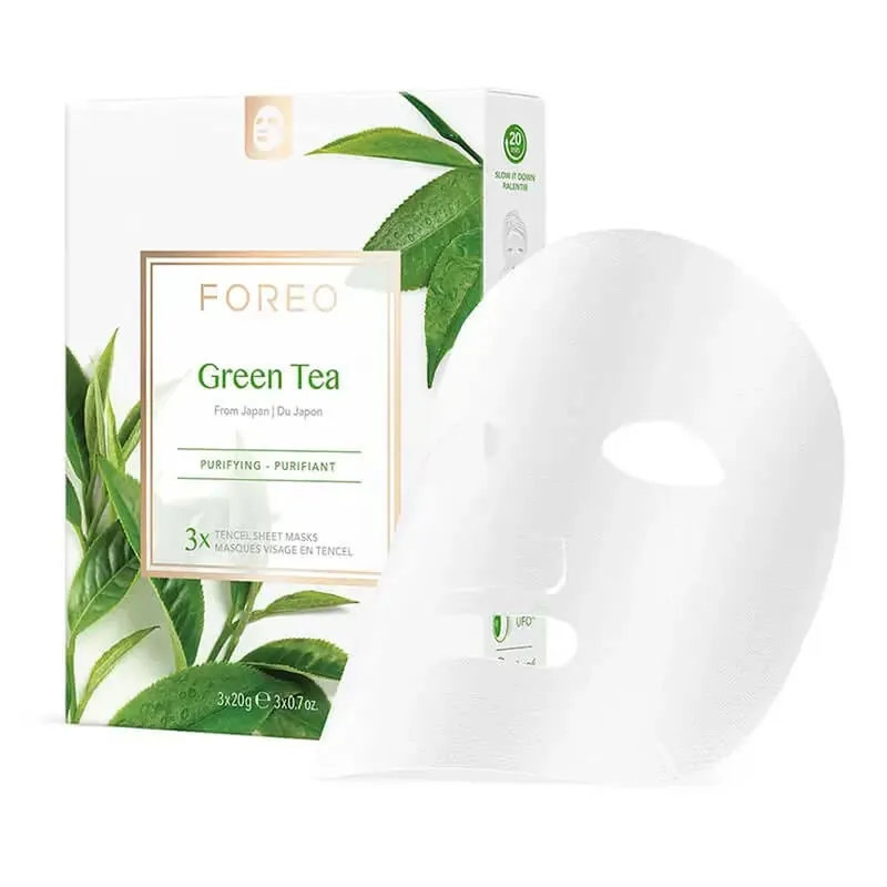 Reducere extra Foreo Farm To Face Sheet Mask - Ceai verde x3