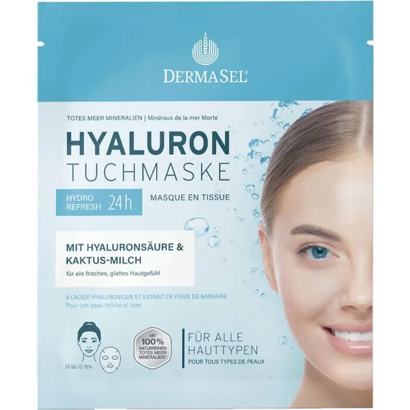 DERMASEL Hyaluronic Cloth Mask 1 buc. Discount