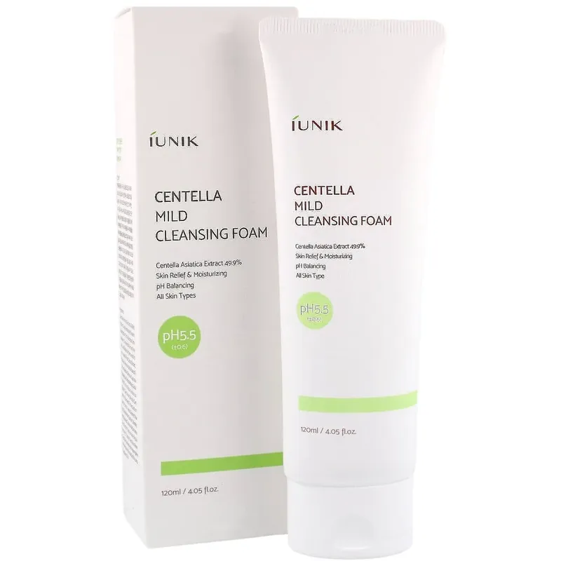 Popular iUNIK Centella Mild Cleansing Foam 120 ml