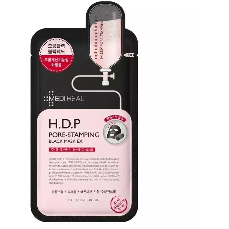 Reducere de preț MEDIHEAL H.D.P. Pore-Stamping Black Mask ...