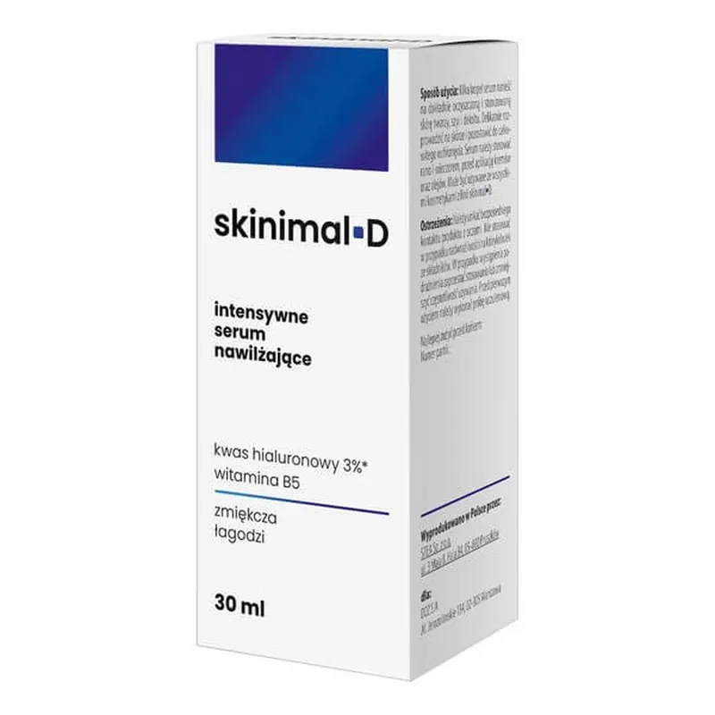 Cumpărături sigure Skinimal D, ser hidratant intensiv, 30 ml