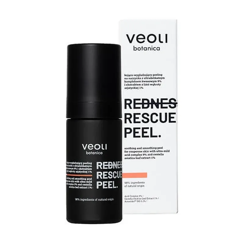 Veoli Botanica Redness Rescue Peel, peeling calmant și netezitor pentru capilare, 30 ml Promoție