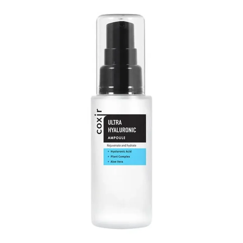 Coxir Ultra Hyaluronic, fiolă intens hidratantă cu acid hialuronic, 50 ml Retur ușor