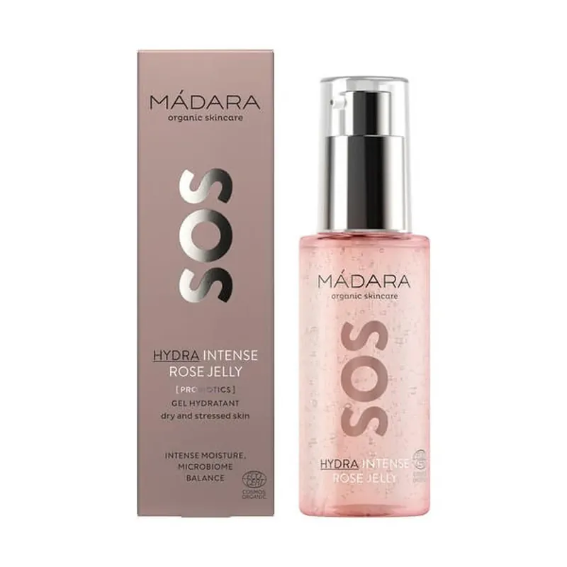 Madara SOS Hydra Intense Rose Jelly, gel de trandafiri pentru față, 75 ml Cumpără online