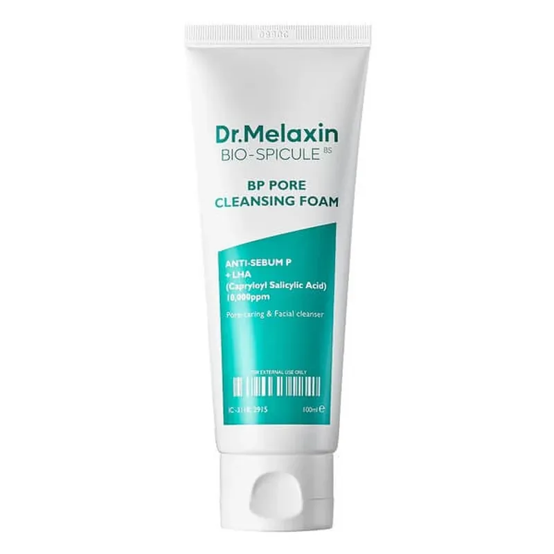 Retur gratuit Dr.Melaxin BP Pore Cleansing Foam, spumă facială de curățare cu bio-sfere, 100 ml
