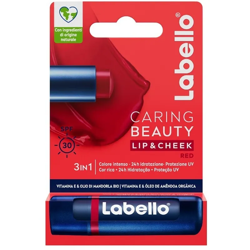 Comandă acum LABELLO CARING BEAUTY ROȘU 4,8G