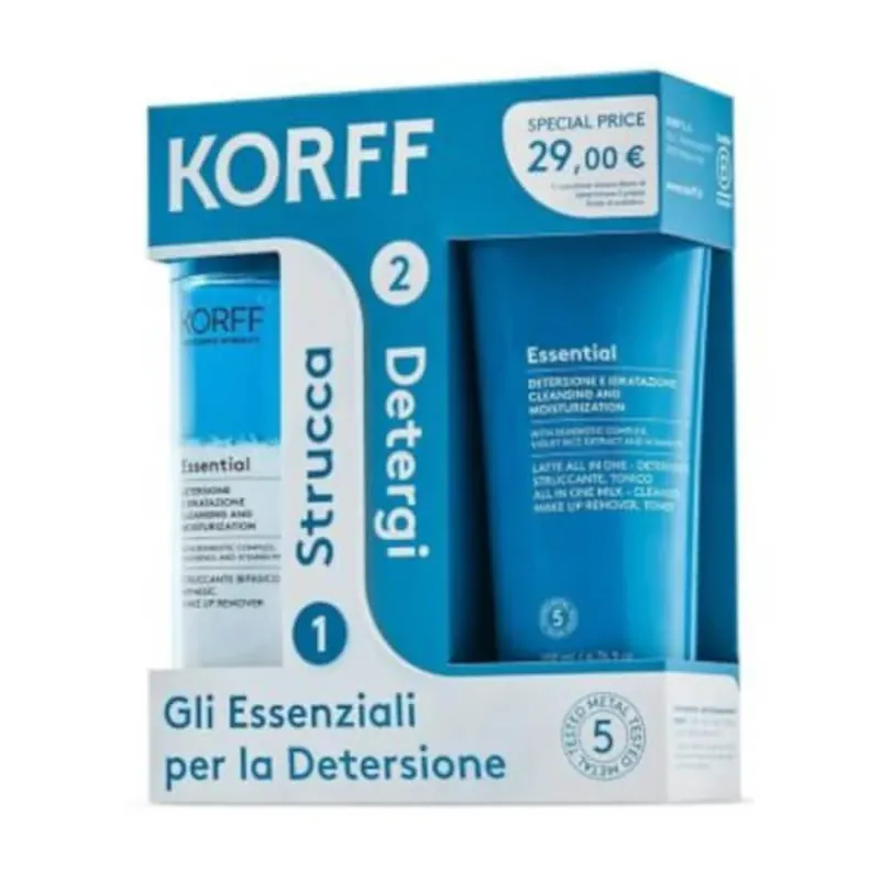Korf Bipack demachiant esențial + lapte de curățare Preț mic