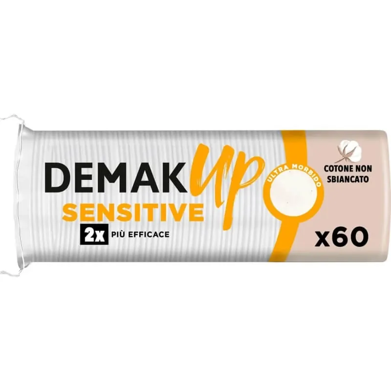 Ofertă exclusivă Demak up Sensitive - 60 de discuri rotunde pentru demachiere