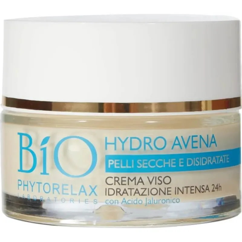 Phytorelax Bio hydro avena – cremă hidratantă intensă pentru față, cu efect de 24 de ore, cu acid hialuronic, 50 ml Livrare rapidă