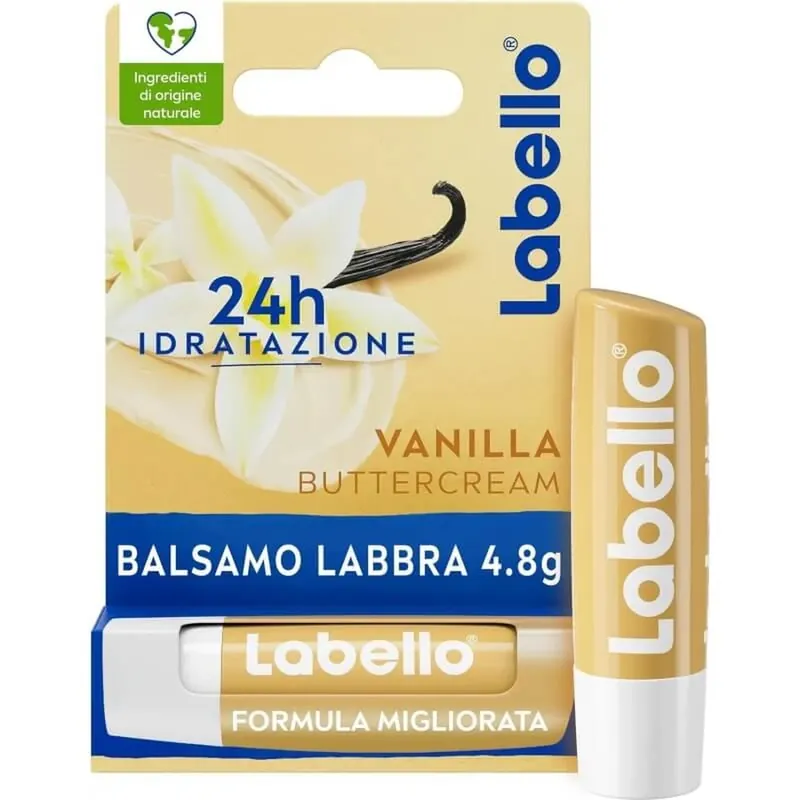 Labello vanilla buttercream – balsam de buze cu unt de vanilie 5,5 ml Premium