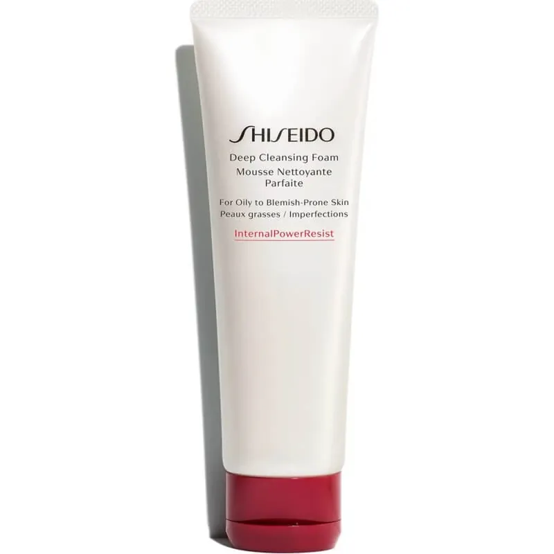 Shiseido Deep Cleanser Foam – spumă demachiantă pentru ten gras și cu impurități, 125 ml Reducere de preț