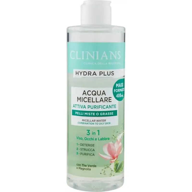 Preț redus Clinians Hydra plus - apă micelară pentru ten mixt sau gras, 400 ml