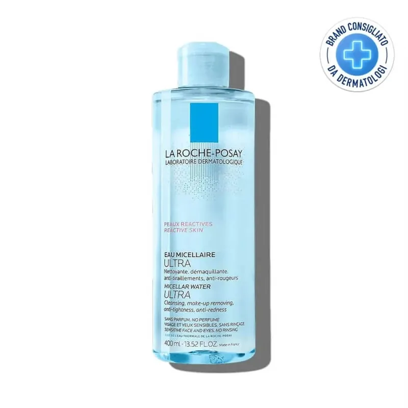La Roche-Posay Toleriane Apă micelară pentru pielea reactivă – demachiant, produs de curățare, împotriva uscăciunii, 400 ml Ultima șansă