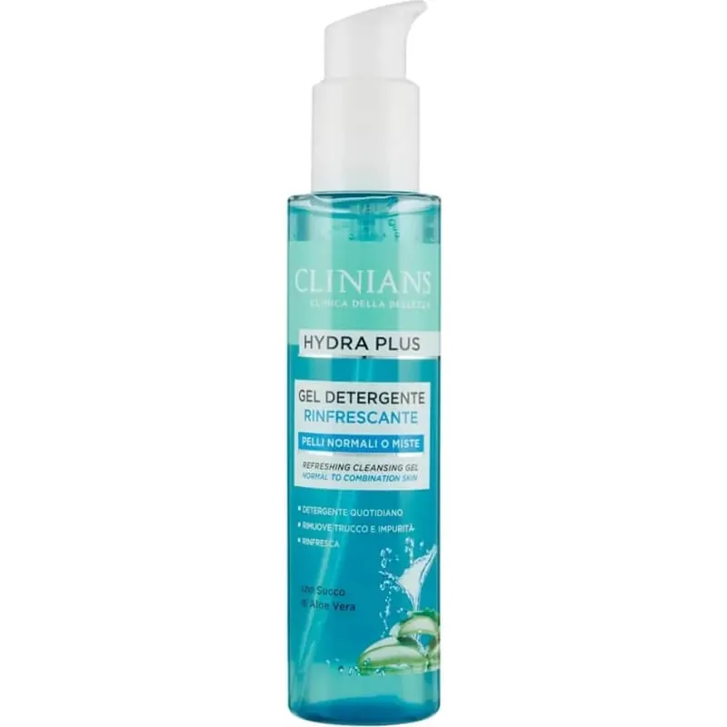 Cel mai bun preț Clinians Hydra plus – gel de curățare răcoritor pentru tenul normal și mixt, 150 ml