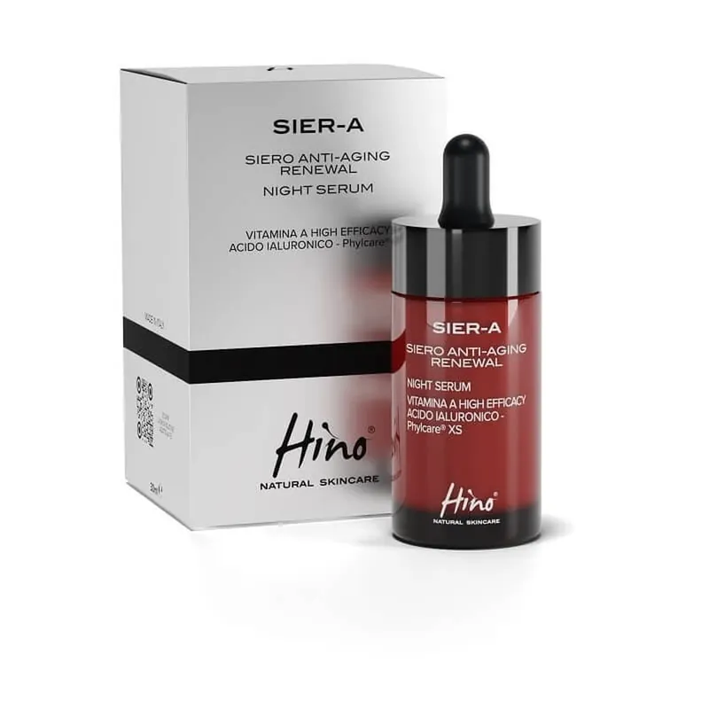 Hino Sier-a – ser anti-îmbătrânire regenerant – ser anti-îmbătrânire cu retinol și acid hialuronic, 30 ml Plată securizată