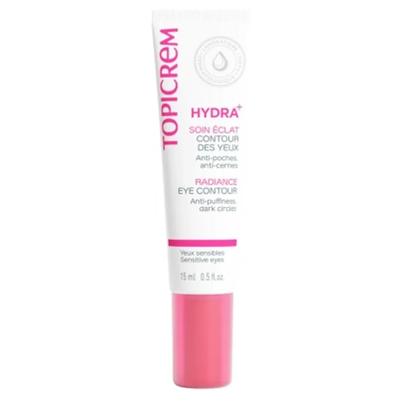 Topicrem HYDRA+ Tratament pentru strălucire, zona ochilor, 15 ml Expediere rapidă