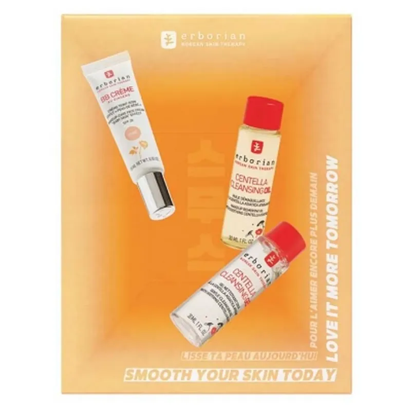 Erborian BB Cream cu ginseng 15 ml + Curățare dublă Bestseller