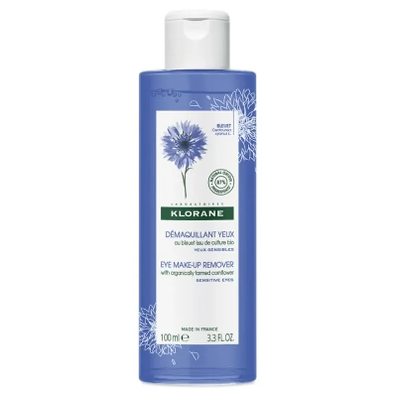 Klorane Demachiant pentru ochi cu flori de albăstrea 100 ml Livrare expres