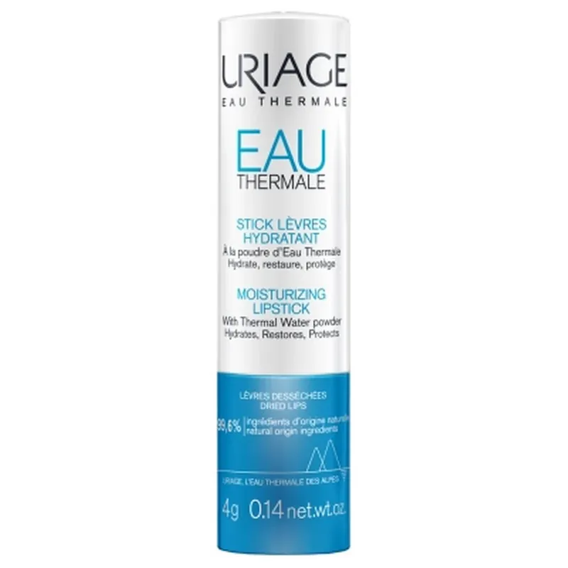 Uriage Stick hidratant pentru buze cu pudră de apă termală 4 g Nu rata