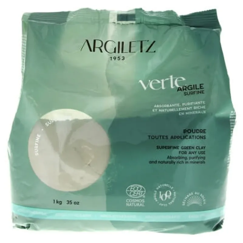 Argiletz Argilă verde fină 1 kg Ofertă de sezon