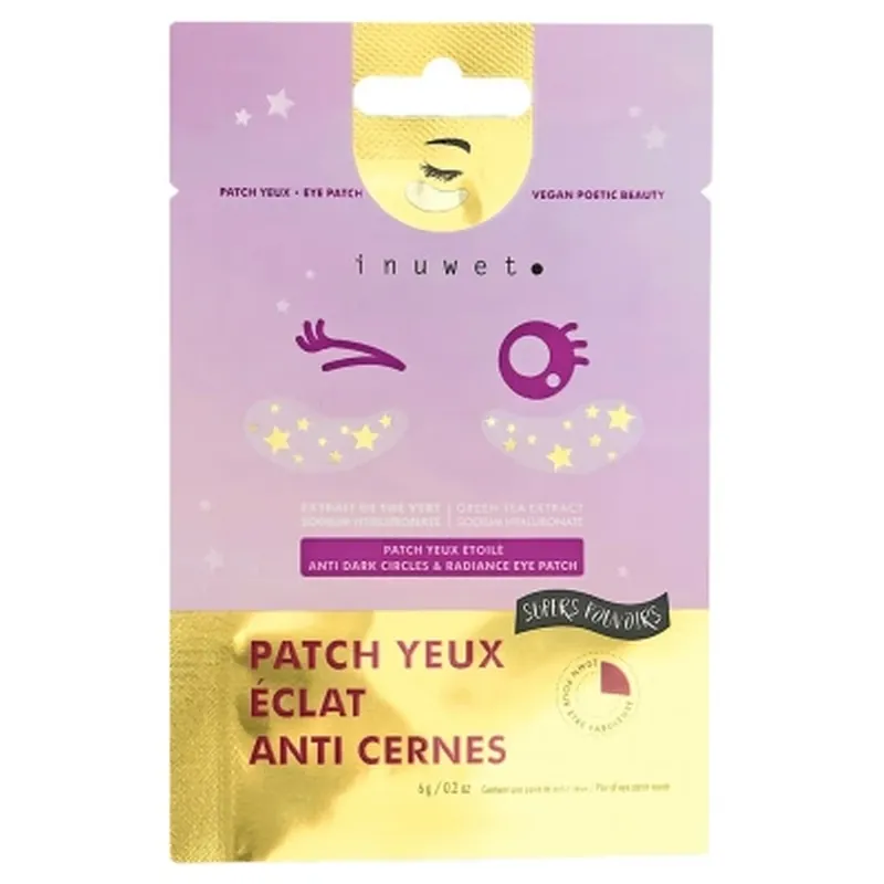 Comandă acum Inuwet Patch pentru ochi – strălucire și combaterea cearcănelor, 6 g