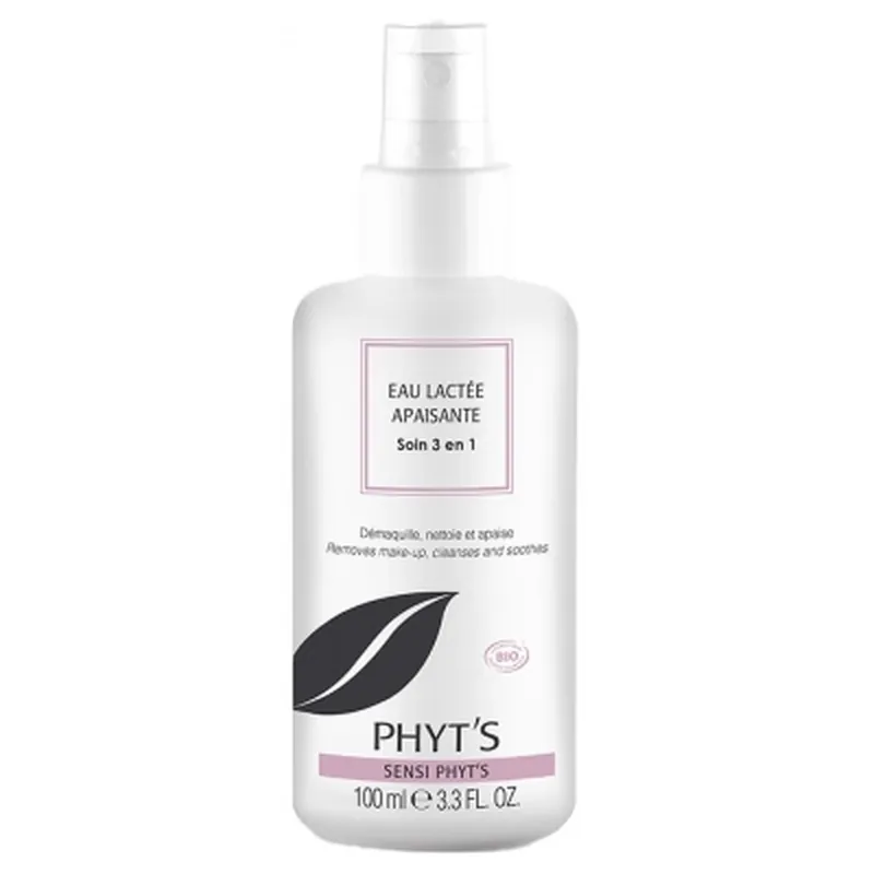 Ofertă exclusivă Phyt‘s Sensi Phyt‘s Apă Lactată Calmantă, Tratament 3 în 1, Bio, 100 ml