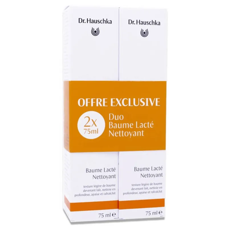 DR HAUSCHKA BALSAM DE CURĂȚARE CU LAPTE 2X75ML Cumpără online