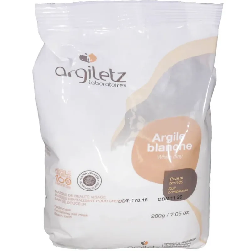 Bestseller ARGILETZ ARGILĂ ALBĂ PENTRU TENUL FĂTAT PUDRĂ 200 G