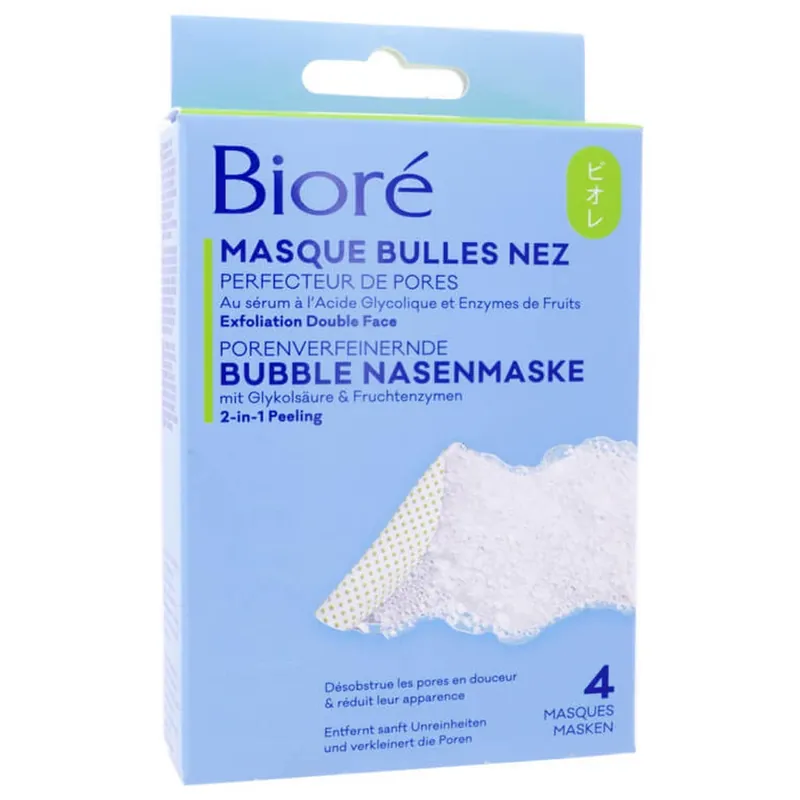 BIORE MASCĂ CU BULE PENTRU NAS, 4 MĂȘTI Super ofertă