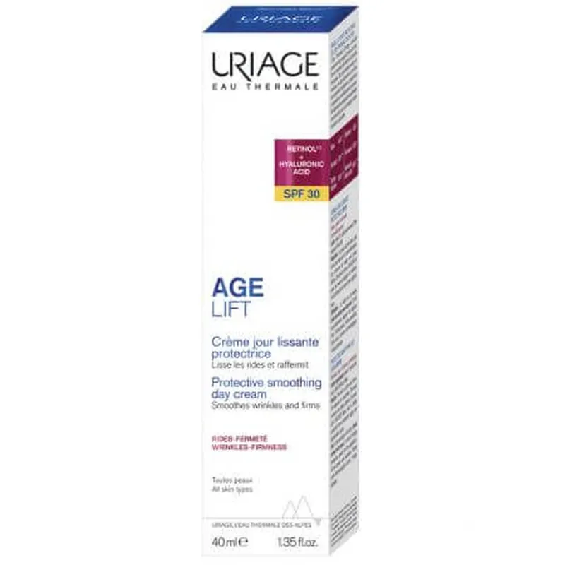 Premium Crema de zi pentru lifting si fermitate Age Lift, SPF 30, 40 ml, Uriage
