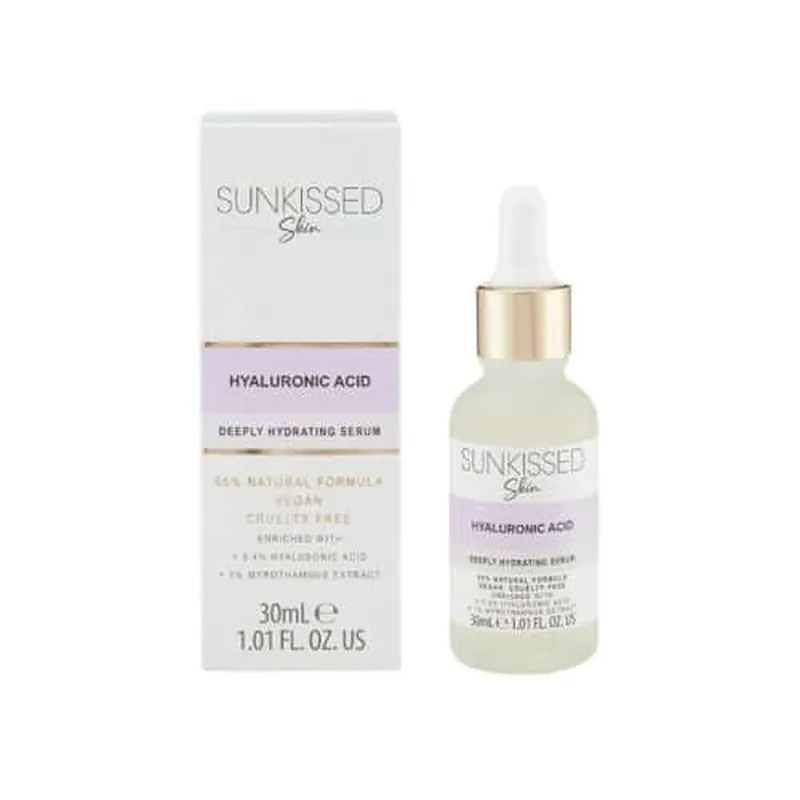 Ser pentru fata, Sunkissed Skin, Hyaluronic Acid, 30 ml Ultima șansă