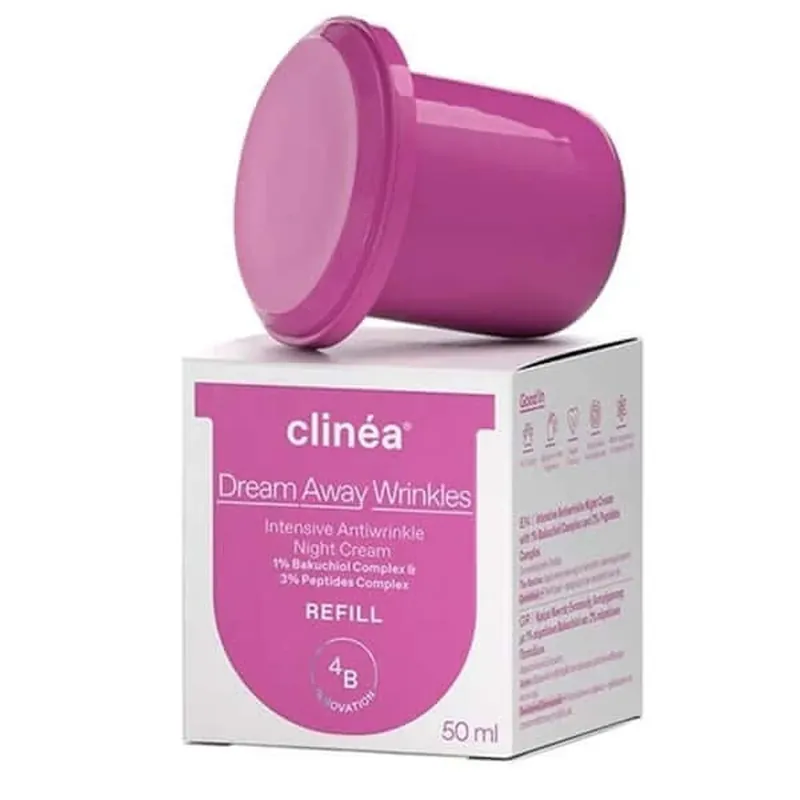 Clinea Refill Crema de noapte Dream Away Wrinkles 50ml Livrare rapidă
